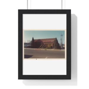 1970's Beatrice Foods Office, Beatrice, Nebraska - Vertical Framed Poster