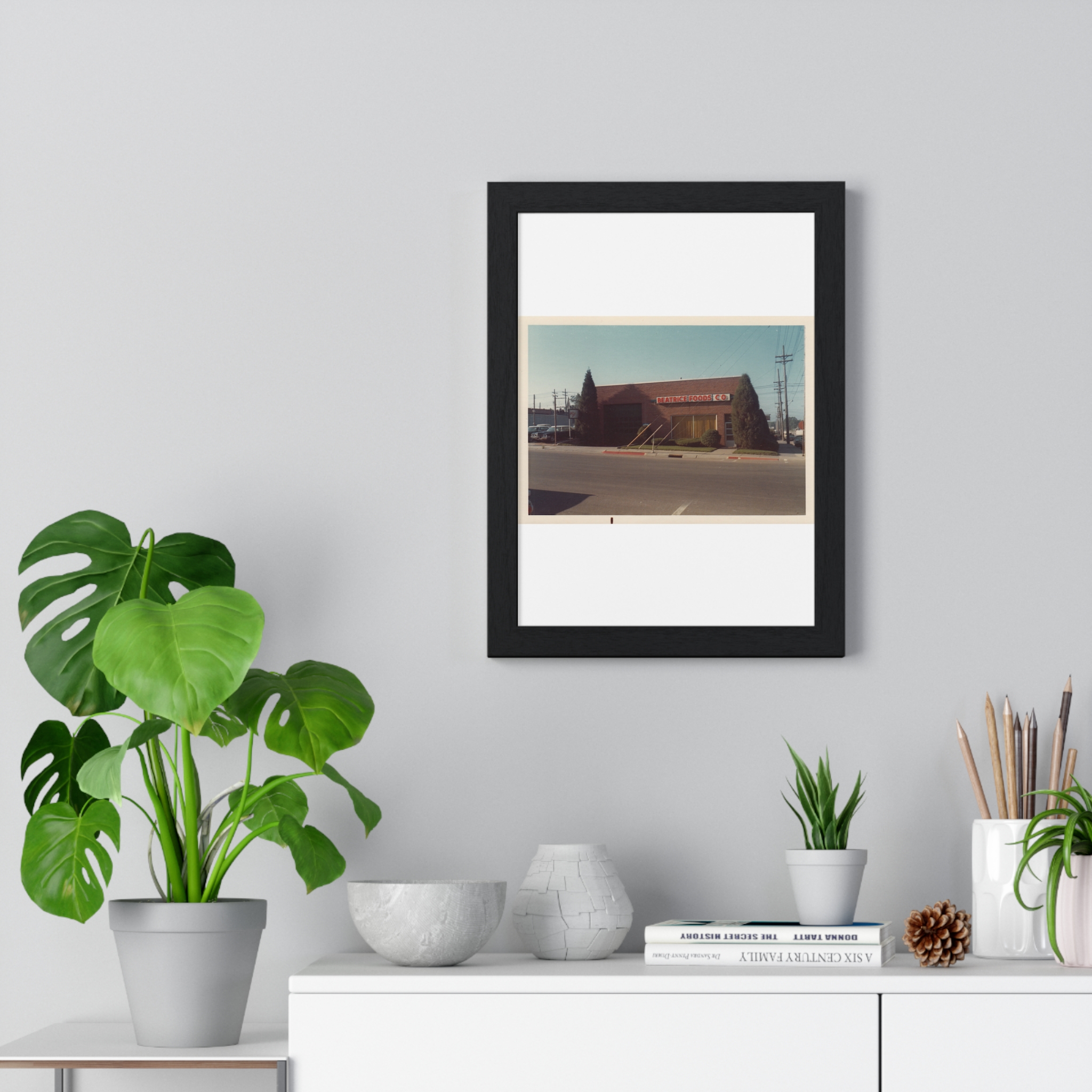 1970's Beatrice Foods Office, Beatrice, Nebraska - Vertical Framed Poster - Image 2