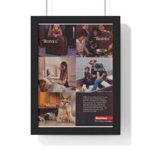 1984 Beatrice, You've known us all along - Vertical Framed Poster