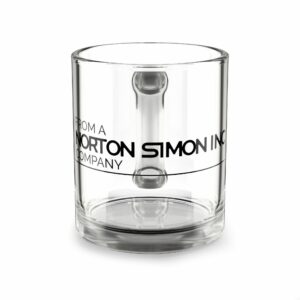 From A Norton Simon Inc. Company Glass Mug, 10oz