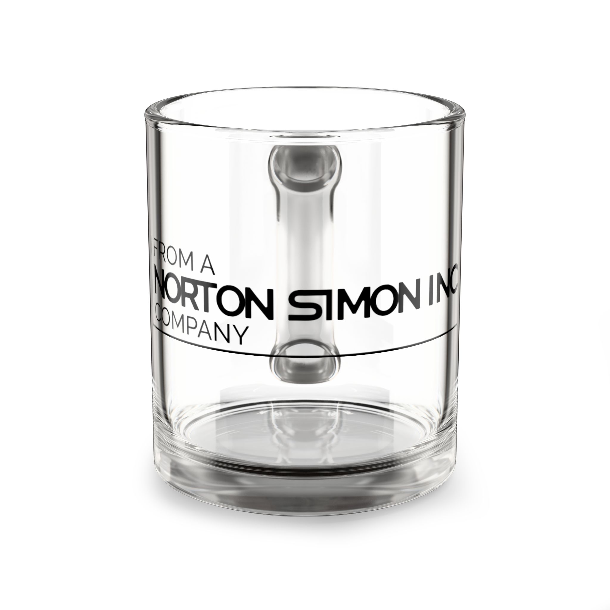 From A Norton Simon Inc. Company Glass Mug, 10oz