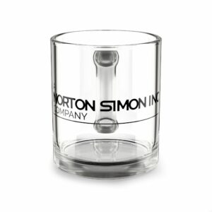 A Norton Simon Inc. Glass Mug, 10oz