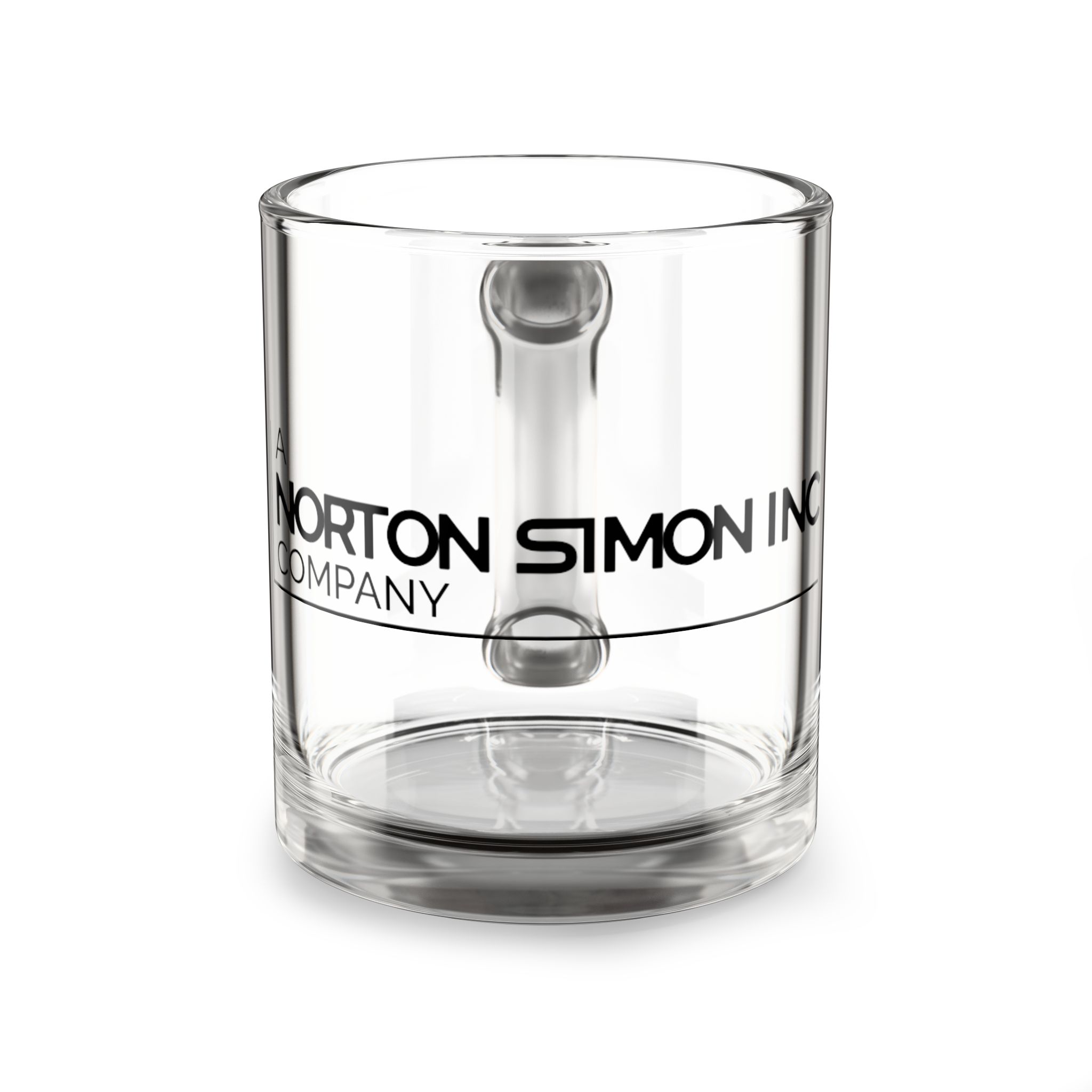 A Norton Simon Inc. Glass Mug, 10oz